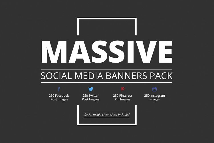 Massive Social Media Banners Pack