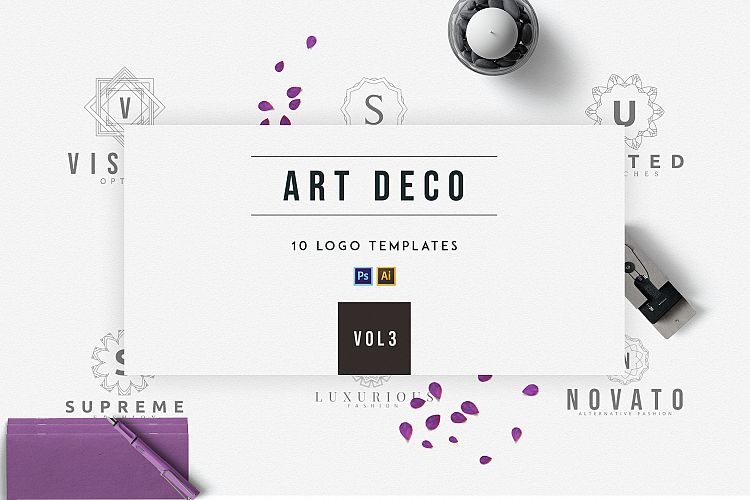 Art Deco Logo Templates | Vol.3