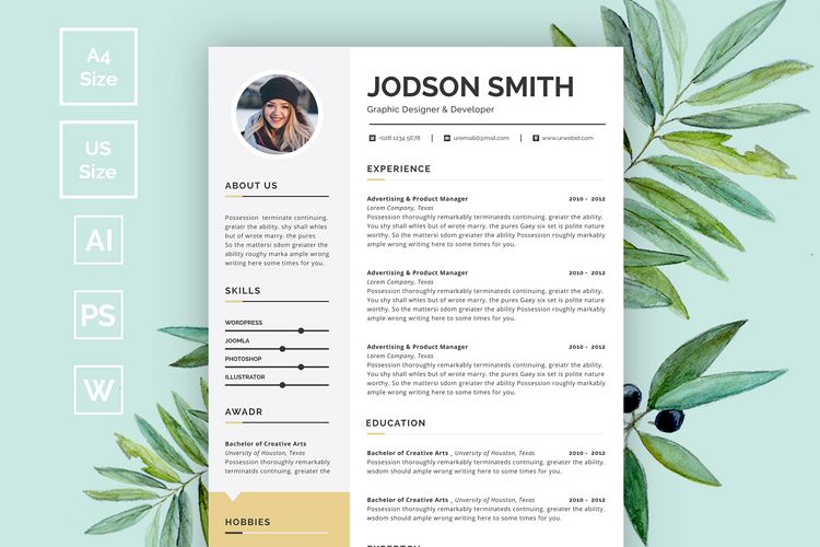 Modern Resume/CV
