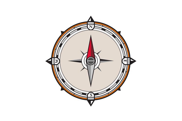 Vintage Compass Icon