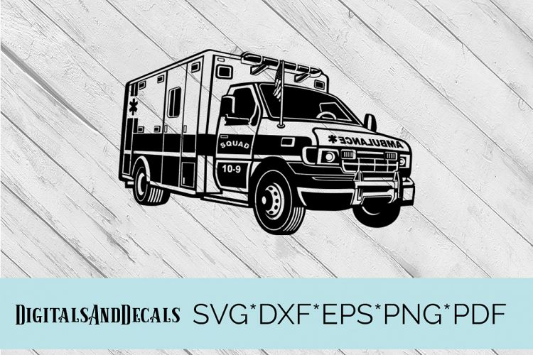 Ambulance SVG Cutting File 