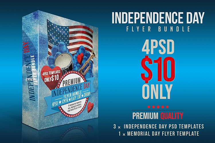 Independence Day Flyer Bundle