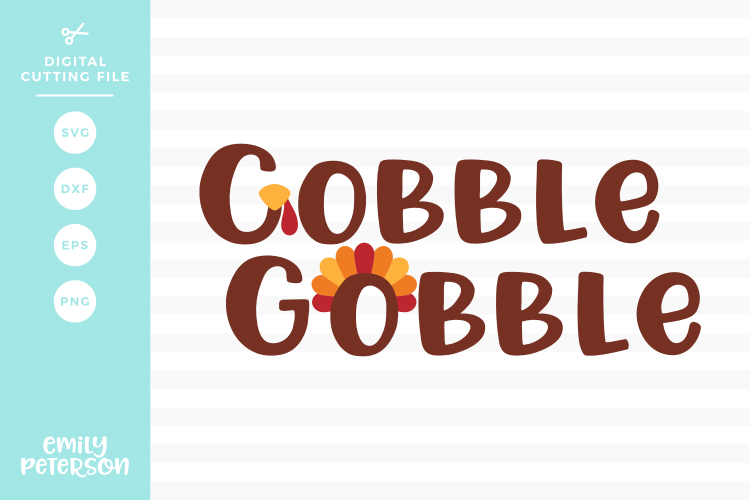 Gobble Gobble SVG DXF EPS PNG