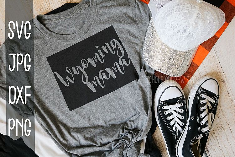 Wyoming mama, Wyoming state, SVG