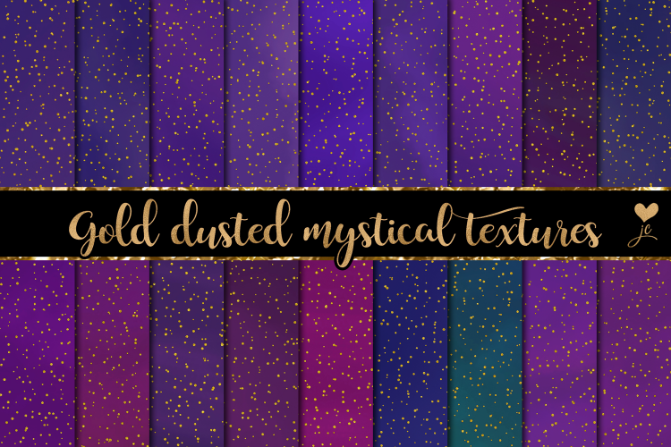 Gold Dusted Mystical Textures