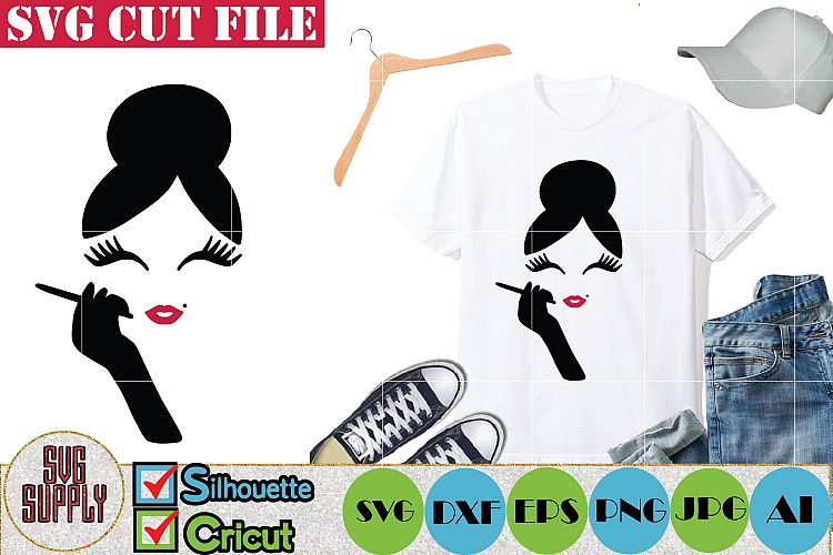 Fashion Girl SVG Cut File