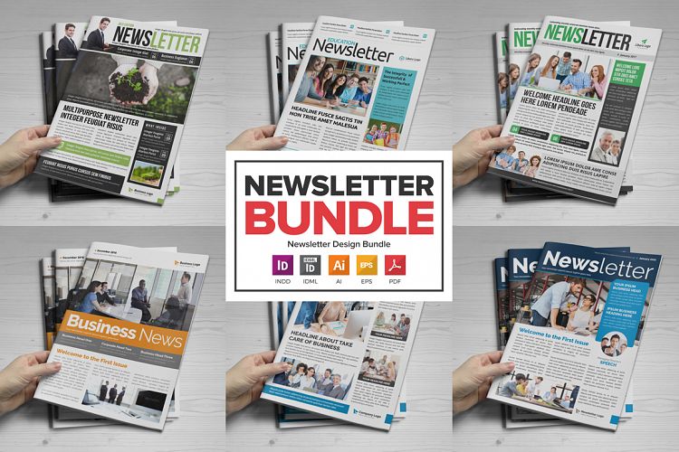 Newsletter Design Bundle - 6 in One