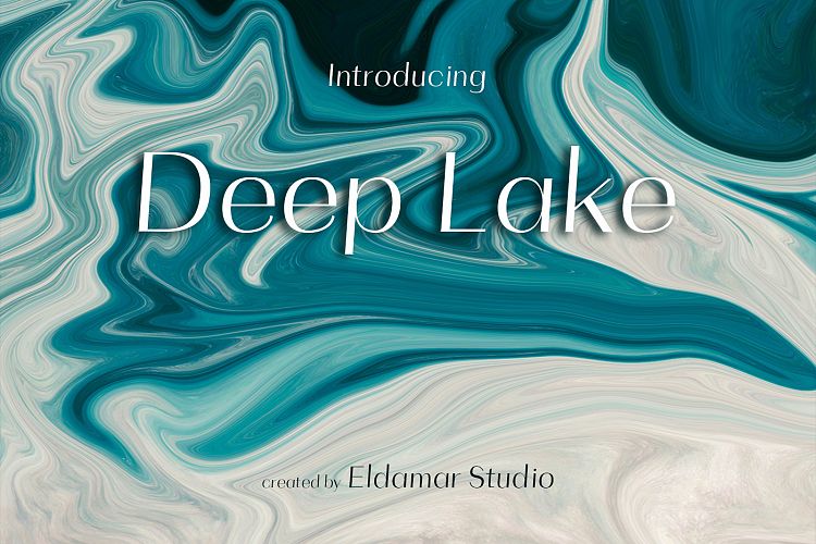 Deep Lake Font