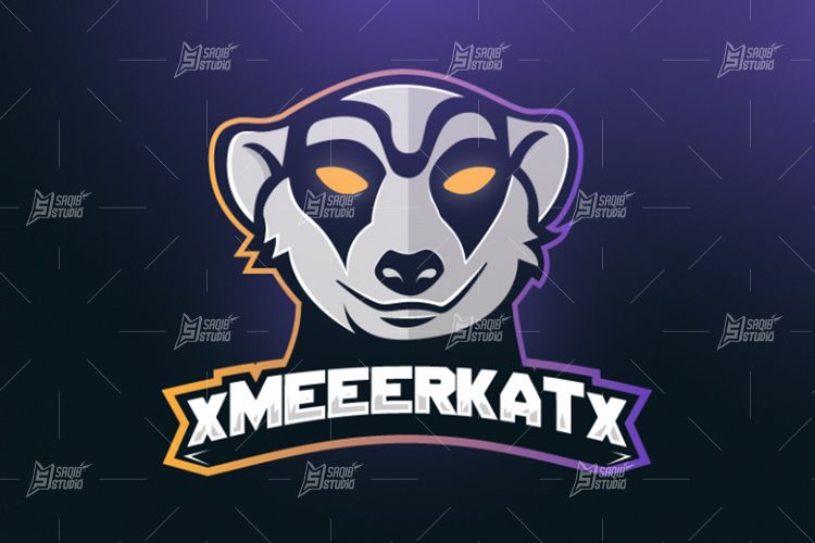 Meerkat Esports Mascot Logo Design