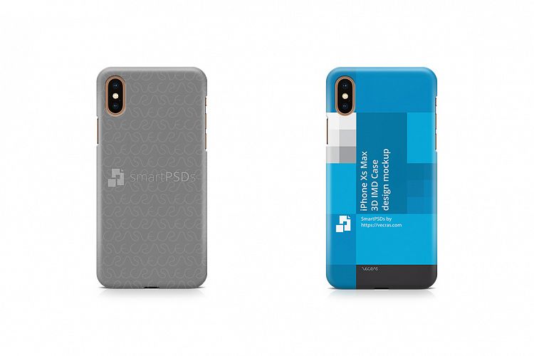 Apple iPhone Xs Max 3d IMD Case Design Mockup 2018