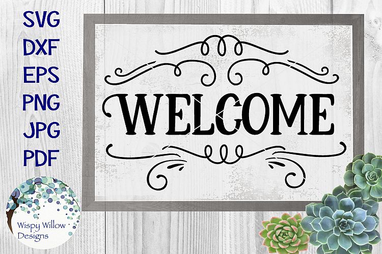 Welcome Sign SVG
