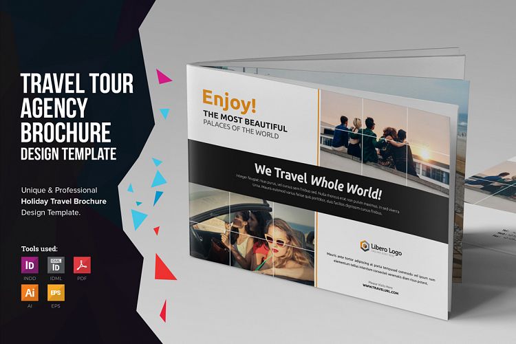 Holiday Travel Brochure Catalog Design v4