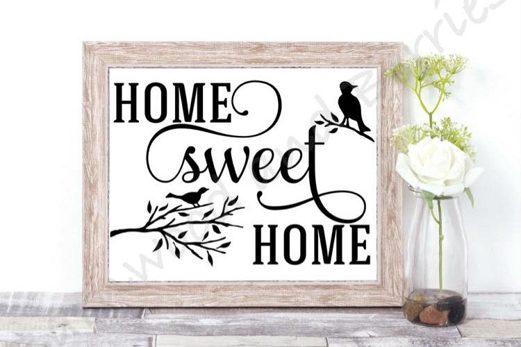 Download Home Sweet Home Birds SVG