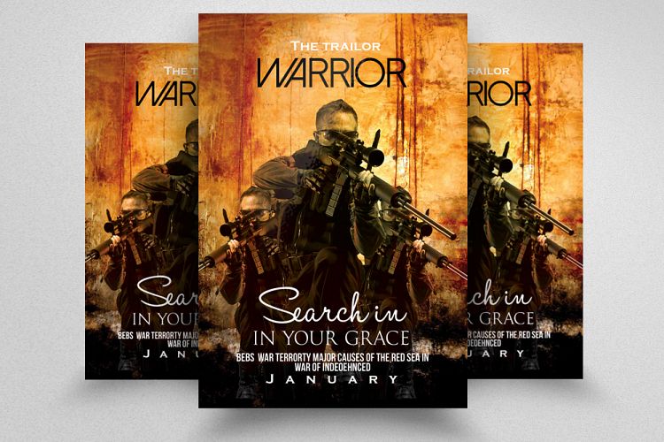 Warrior Flyer Template