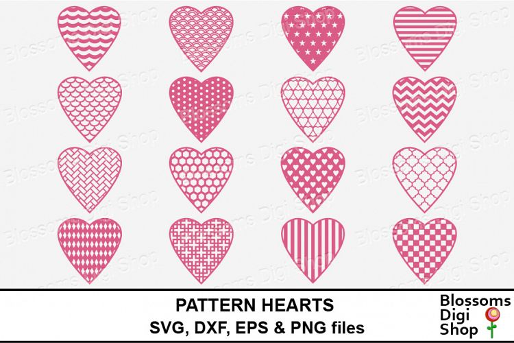 Pattern Hearts Bundle