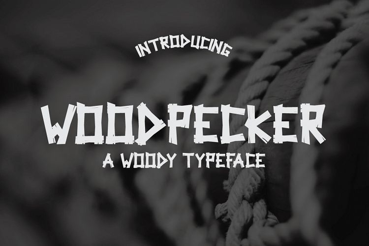 Woodpecker Typeface