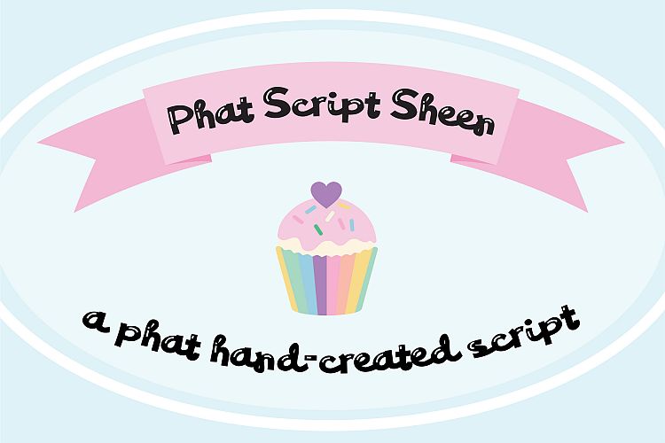 PN Phat Script Sheen Font Duo