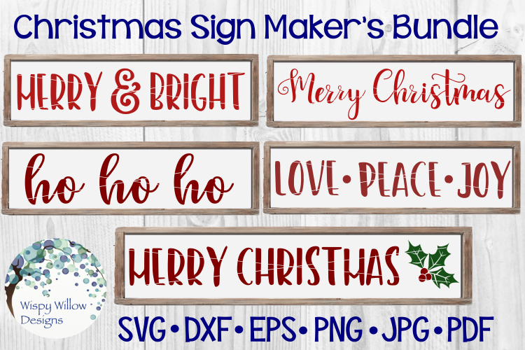 Christmas Sign Makers Bundle