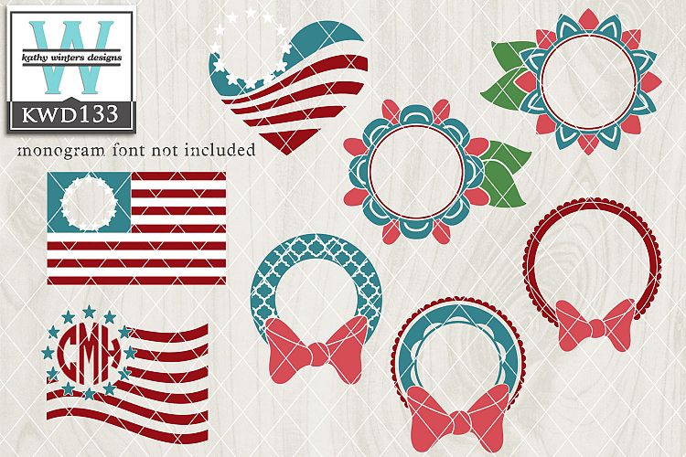 Monogram Frames SVG - Monogram Bundle