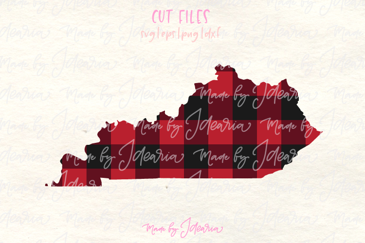 Plaid Kentucky Svg