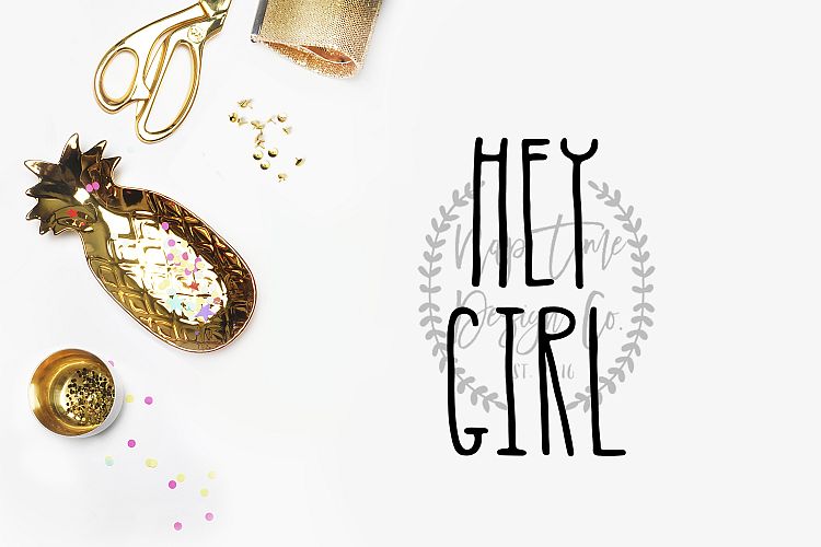 Hey Girl SVG