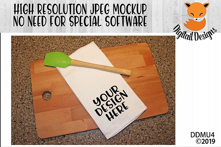 Download Kitchen Towel Mock Up Mockup (265946) | Products | Design ...