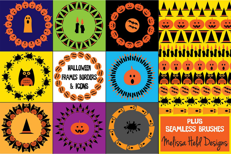 Halloween Frames   Borders