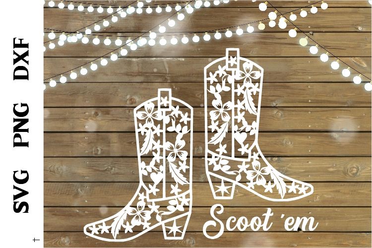 Boots SVG Cutting File