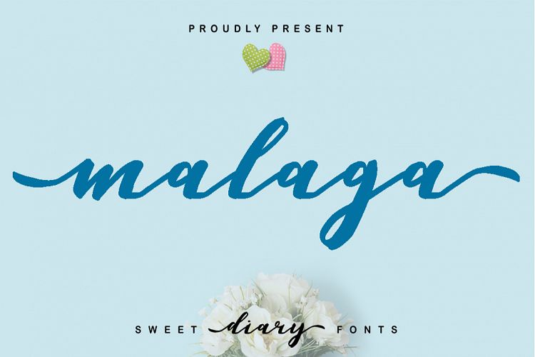 Malaga Diary | A Sweet Diary Fonts