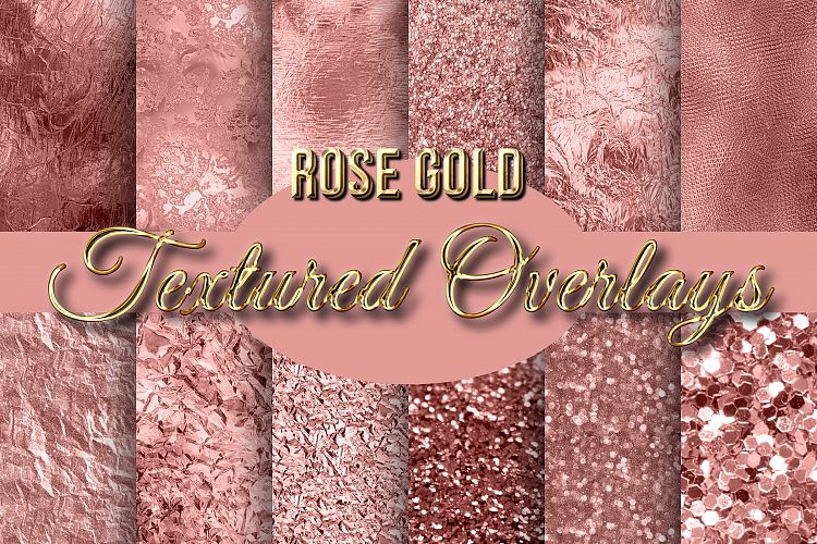 Rose Gold Textured Backgrounds