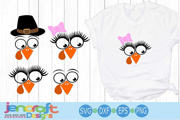 Cute Turkey Face svg, fall svg, Thanksgiving svg, Pumpkin ...