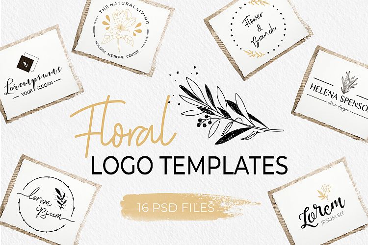 Elegant Floral Logo Templates