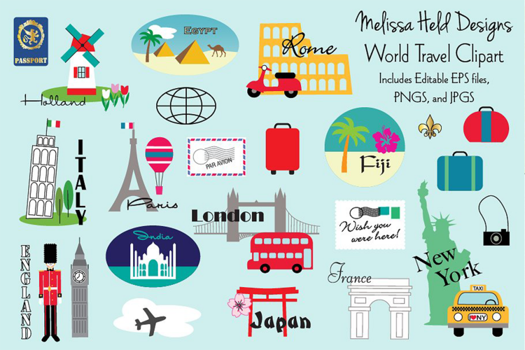 World Travel Clipart
