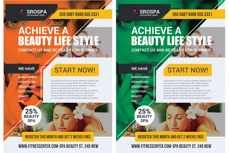 Spa Beauty Flyer