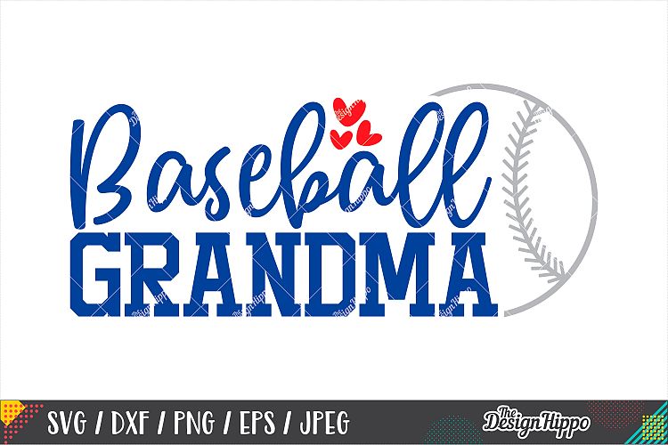 Download Baseball SVG, Baseball Grandma SVG DXF PNG EPS Cutting ...