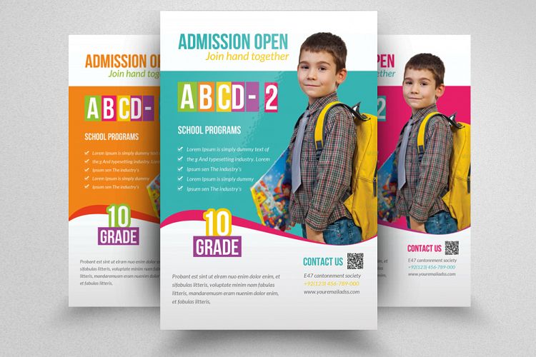 Admission Open Flyer Template