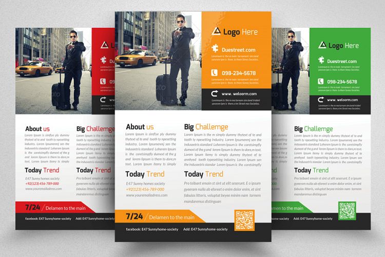 Business Tourist Flyer Template