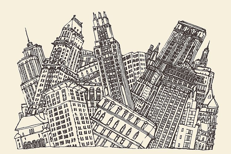 Big city skyline