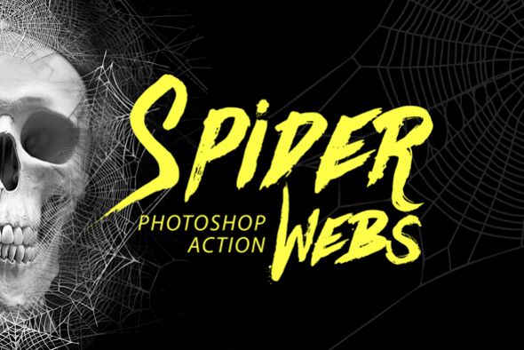 Spider Webs Photoshop Action