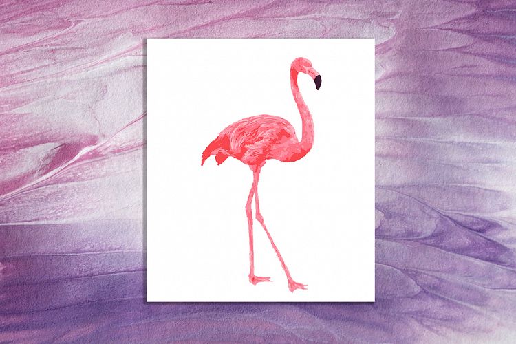 Hand drawn Flamingo