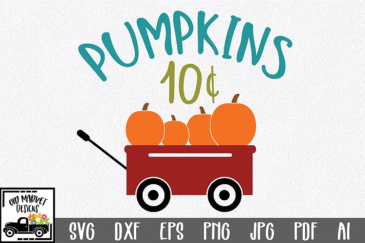 Pumpkins SVG - Fall SVG Cut File - DXF EPS PNG JPG PDF AI