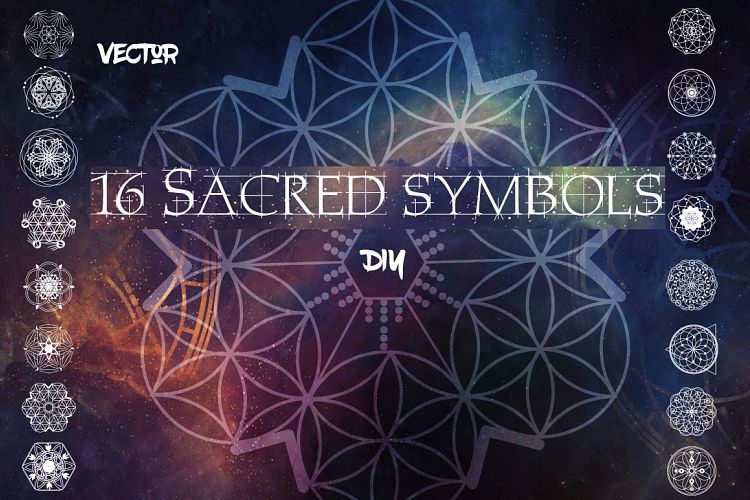 16 Sacred symbols 