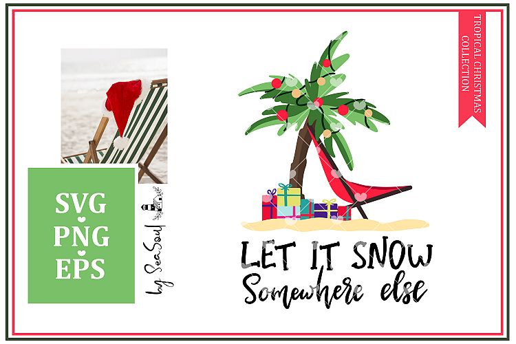 Tropical Christmas Collection SVG vol 7