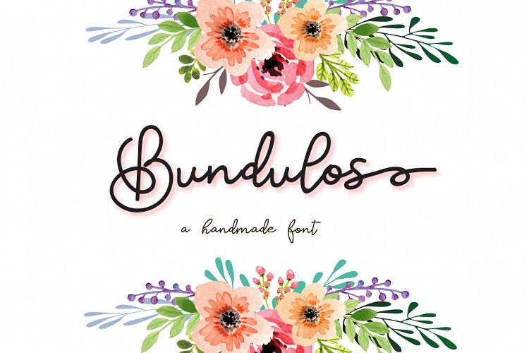 Bundulos - A modern calligraphy script font