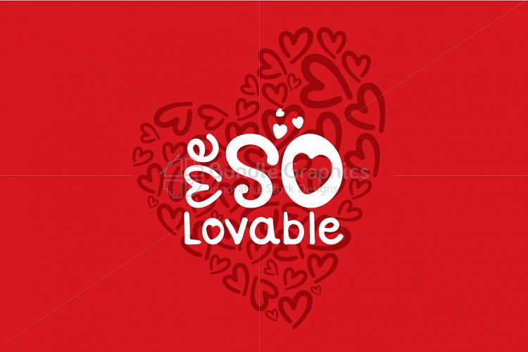 Me So Lovable - Vector Graphic Textual Element