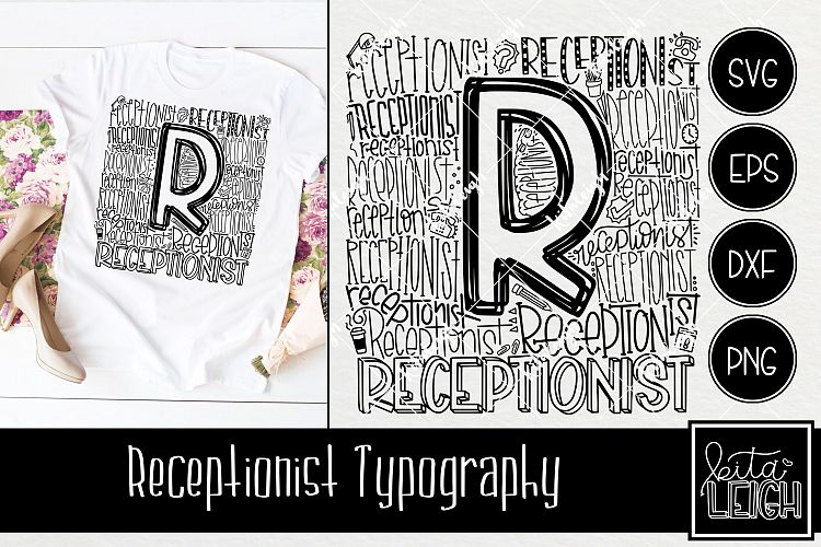 Receptionist Typography