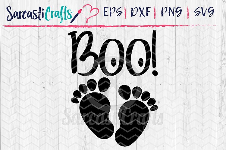 Boo Baby Maternity Design - SVG PNG EPS DXF