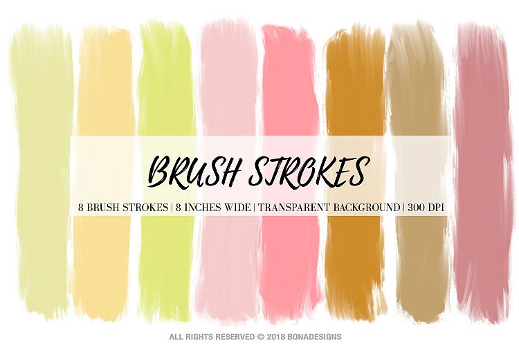 Pastel Brush Strokes