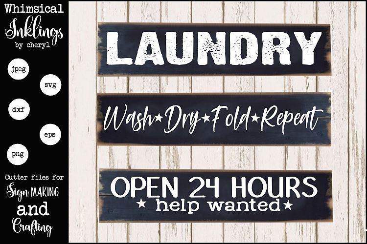 Just Laundry SVG set