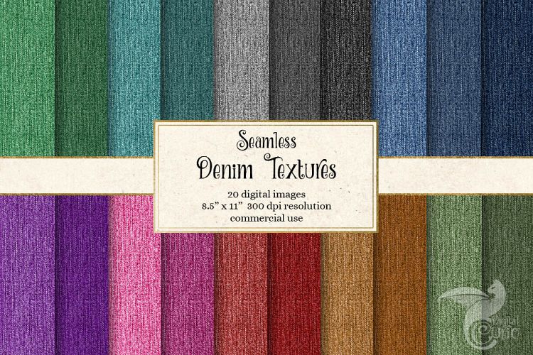 Seamless Denim Textures